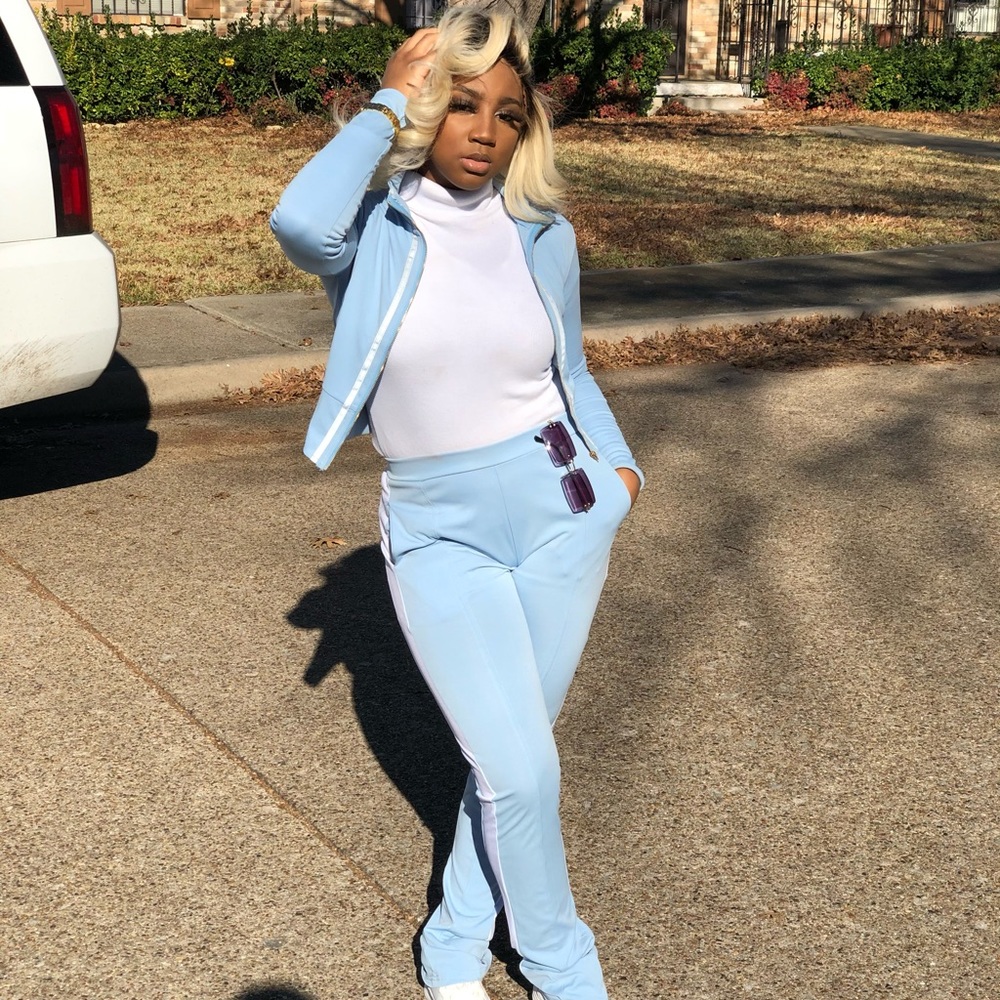 Pull track suit set